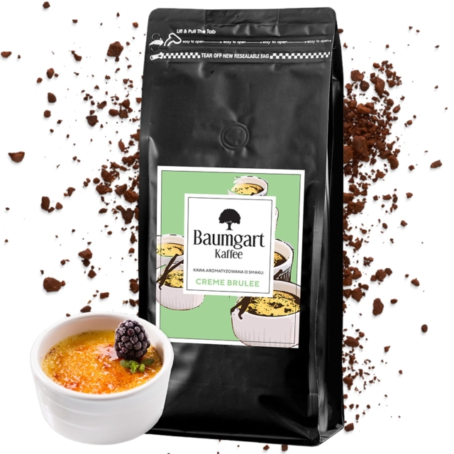 Kawa Smakowa Creme Brulee mielona 1 kg 100% Arabica
