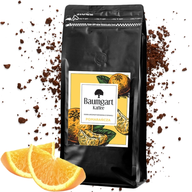 Kawa Smakowa Pomarańczowa mielona 1 kg 100% Arabica