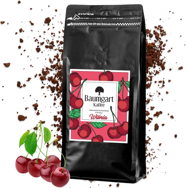 Kawa Smakowa Wiśniowa mielona 1 kg 100% Arabica