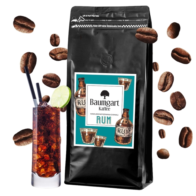 Kawa Smakowa Rumowa ziarnista 1 kg 100% Arabica