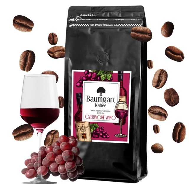 Kawa Smakowa Winna ziarnista 1 kg 100% Arabica
