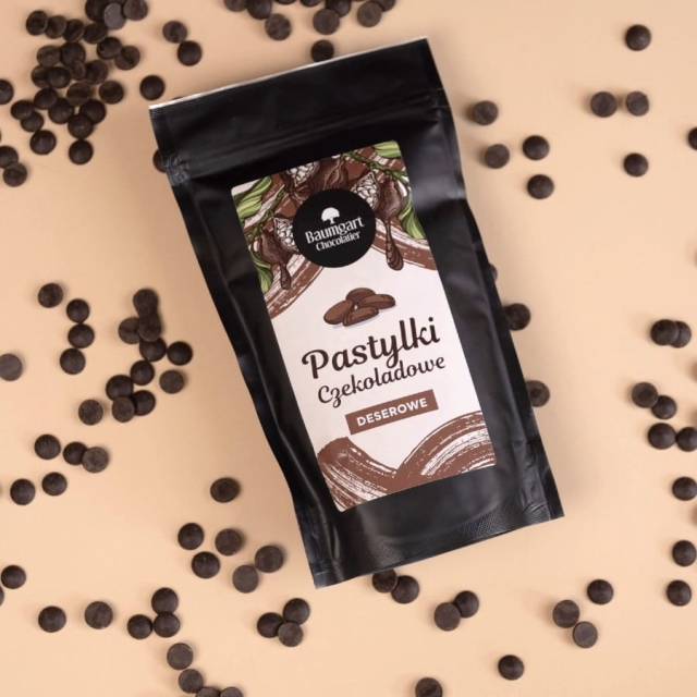 Pastylki czekoladowe deserowe 300 g