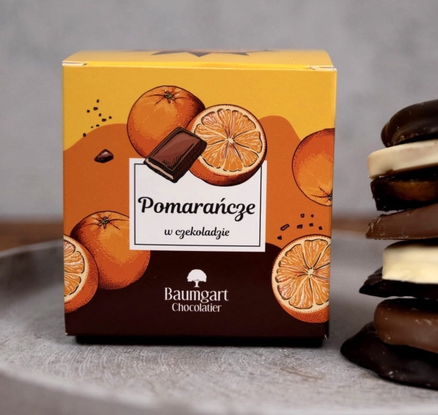 Pomarańczowe trio Baumgart Chocolatier
