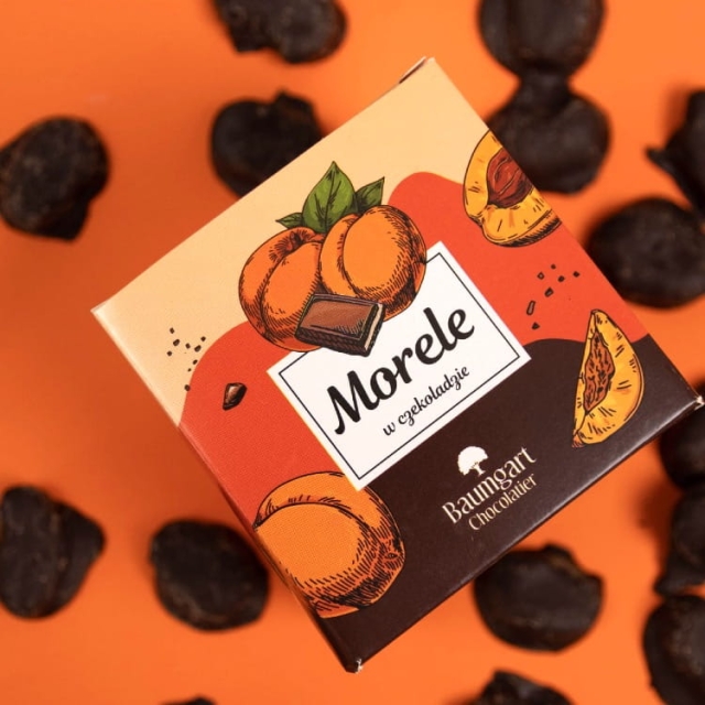 Morele w czekoladzie deserowej 200 g