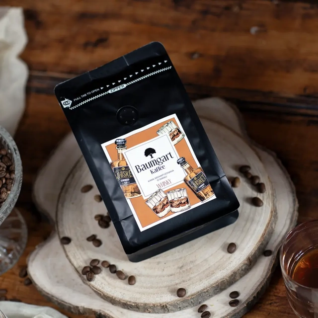 Kawa Smakowa Whisky ziarnista 200g 100% Arabica