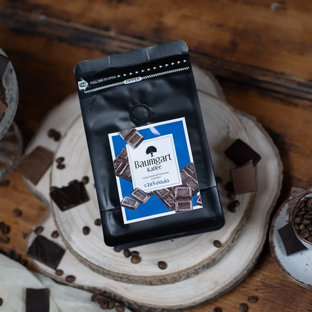 Kawa Smakowa Czekoladowa ziarnista 200g 100% Arabica