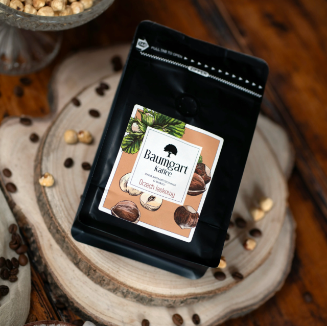 Kawa Smakowa Orzechowa ziarnista 200g 100% Arabica