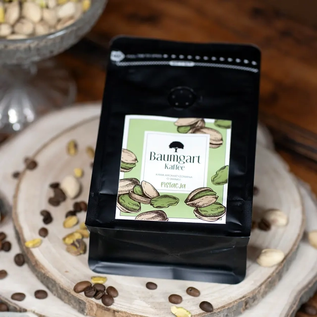 Kawa Smakowa Pistacjowa mielona 200 g 100% Arabica