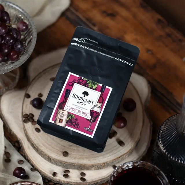 Kawa Smakowa Winna mielona 200g 100% Arabica