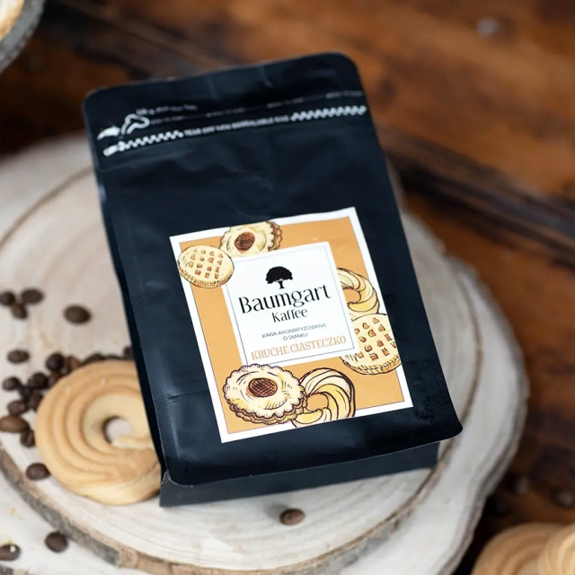 Kawa Smakowa Kruche Ciasteczko ziarnista 200g 100% Arabica