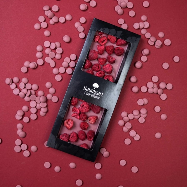Czekolada ruby z maliną Baumgart