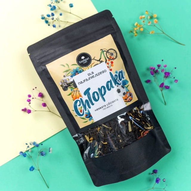 Herbata Dzień Chłopaka - Czarna Rwanda z Owocami 70g 