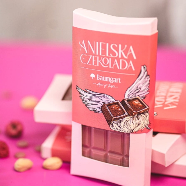 czekolada z anielskimi włosami i pistacją