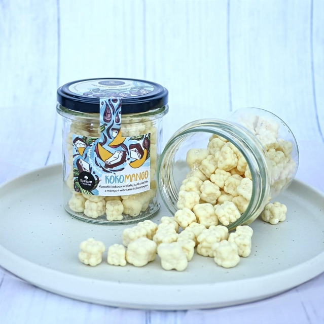 KokoMango - kokos w czekoladzie białej z mango 180g
