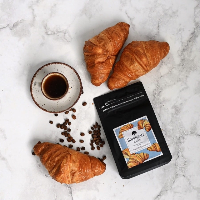 Kawa smakowa Francuski Croissant ziarnista 200g 100% arabica