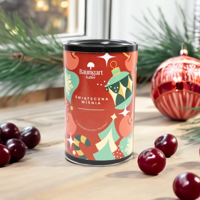 Kawa świąteczna Wiśniowa 150 g puszka