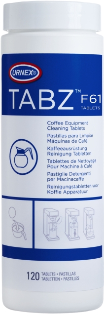 Urnex Tabz Tabletki do eksp. przelewowych 120 sztuk