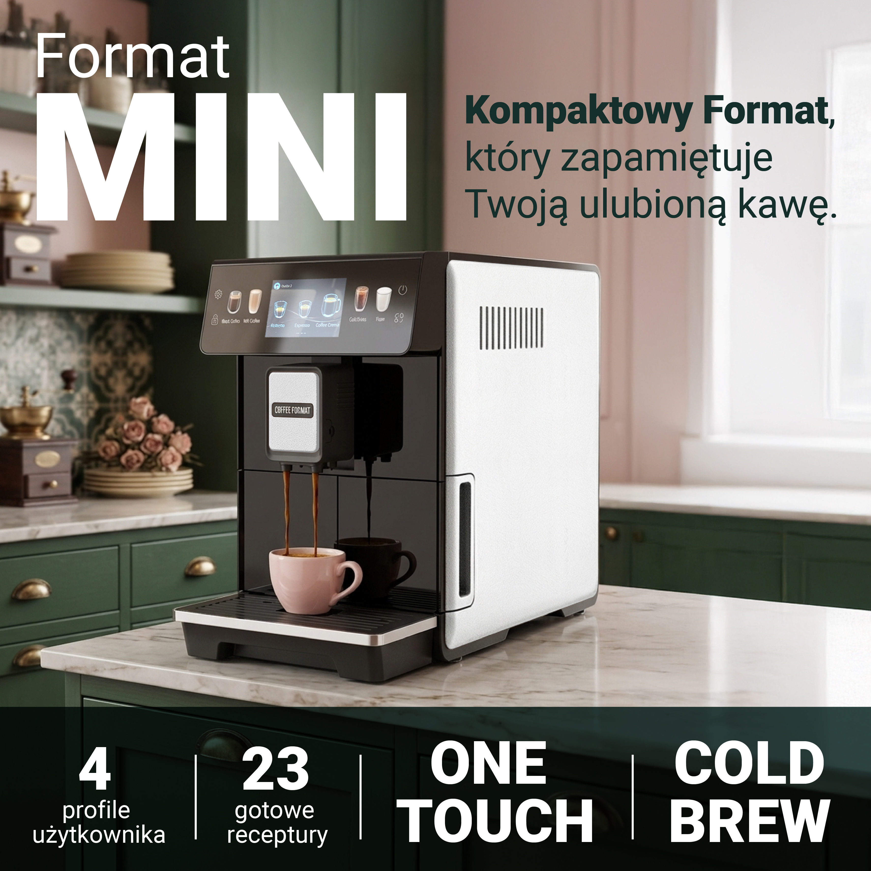 Coffee Format MINI - ekspres automatyczny do domu i małego biura